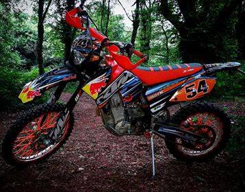 Vinilo para KTM EXC 450