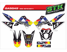VINILO GAS GAS 250  2010-2011 RED BULL