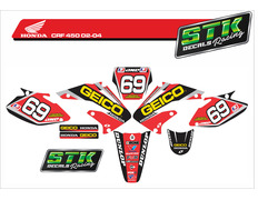 Vinilo Honda CRF 450 02-04 Geico
