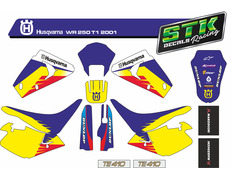 Vinilo Husqvarna WR 2001