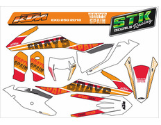 VINILOS KTM EXC 250 SIX DAYS SPAIN