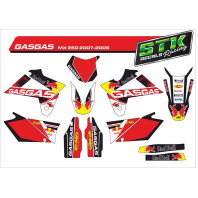 VINILO GAS GAS MX 250 2007-09