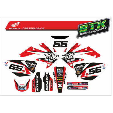 Vinilo Honda CRF 250 06-07
