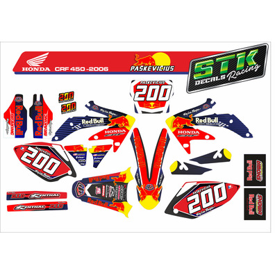 Vinilo Honda CRF 450 2006