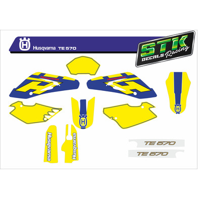 Vinilo Husqvarna TE 570