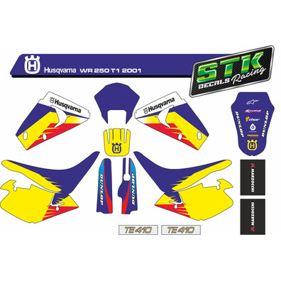 Vinilo Husqvarna WR 2001