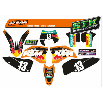 Vinilo KTM EXC 2009 (450 / 250)