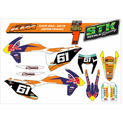 Vinilo KTM EXC 250 2019 Jorge Prado
