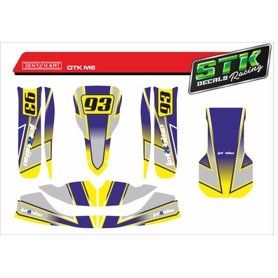 VINILO TONYKART OTK M6