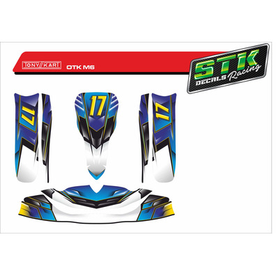 VINILO TONYKART OTK M6