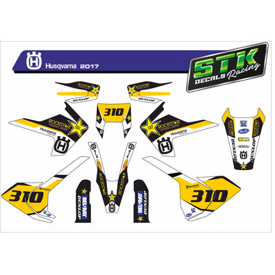 VINILOS HUSQVARNA 2017-18-19 ROCKSTAR